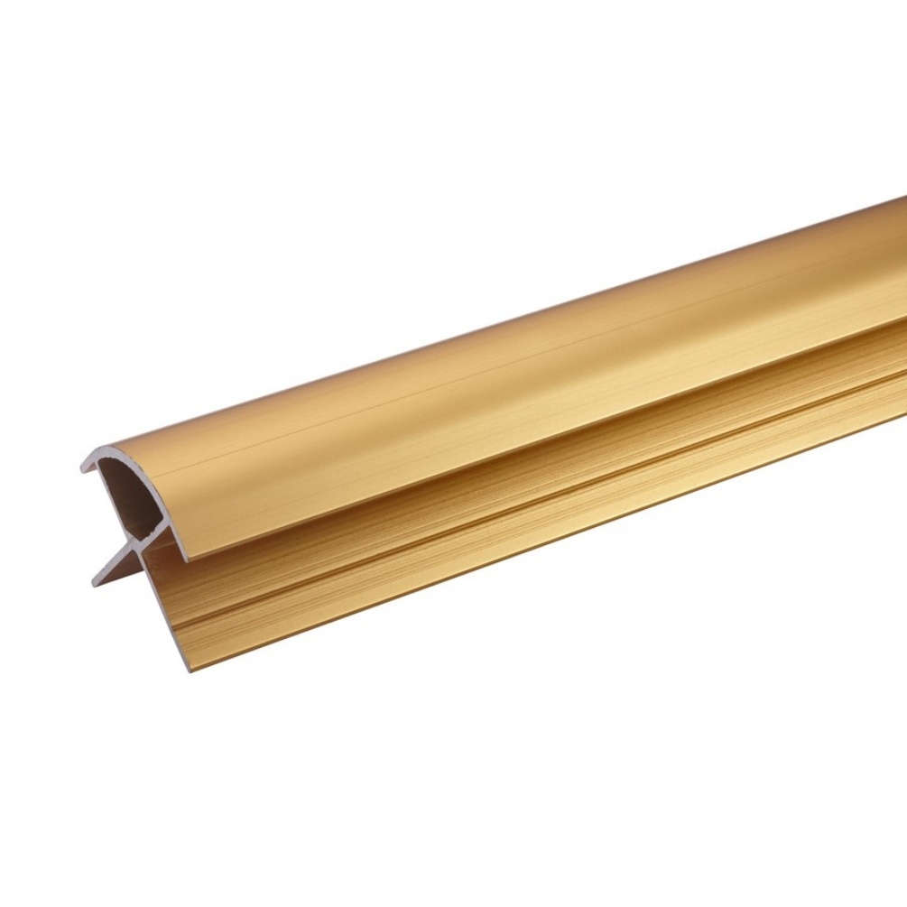 Cut out image of the Crosswater Brushed Brass External Corner Trim